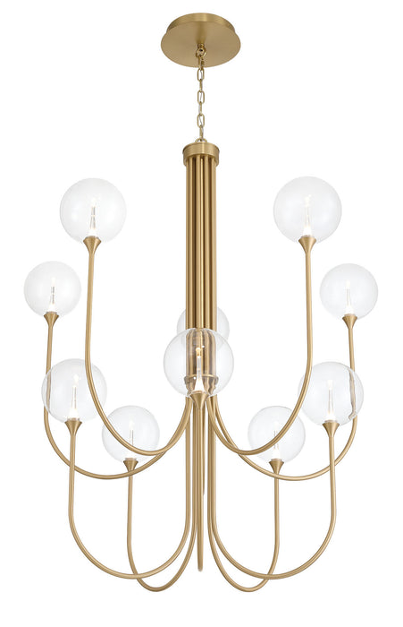 Eurofase 48925-013 Iissa 40" Gold LED Chandelier