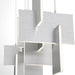 Eurofase 38044-030 Coburg 42" Anodized Silver LED Chandelier