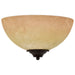 Sconce Nuvo 60-044 Tapas - 1 Light - 12 in. - Sconce with Tuscan Suede Glass - Old Bronze Finish Nuvo
