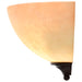 Sconce Nuvo 60-044 Tapas - 1 Light - 12 in. - Sconce with Tuscan Suede Glass - Old Bronze Finish Nuvo