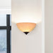Sconce Nuvo 60-044 Tapas - 1 Light - 12 in. - Sconce with Tuscan Suede Glass - Old Bronze Finish Nuvo