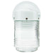 Wall Lantern Nuvo 60-112 1 Light - 6 Inch - Porch - Wall - White Mason Jar with Clear Glass Nuvo