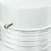 Wall Lantern Nuvo 60-112 1 Light - 6 Inch - Porch - Wall - White Mason Jar with Clear Glass Nuvo