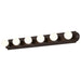 Vanity Nuvo 60-1286 6 Light - 36 in. - Vanity Racetrack Style - Mahogany Bronze Finish Nuvo
