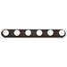 Vanity Nuvo 60-1286 6 Light - 36 in. - Vanity Racetrack Style - Mahogany Bronze Finish Nuvo