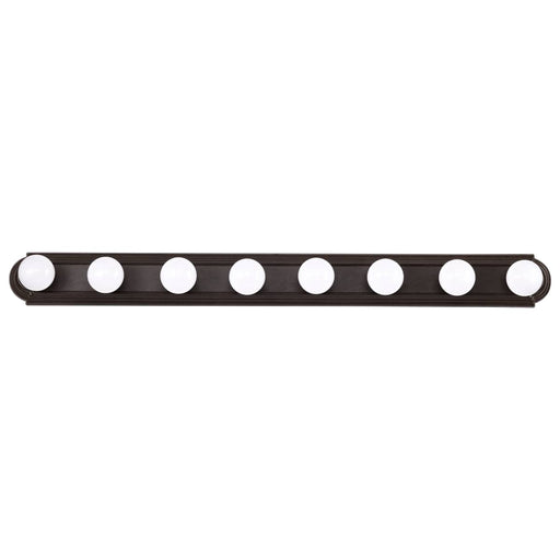 Vanity Nuvo 60-1287 8 Light - 48 in. - Vanity Racetrack Style - Mahogany Bronze Finish Nuvo