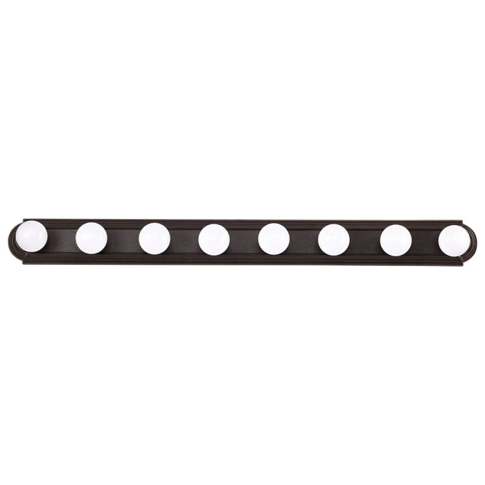 Vanity Nuvo 60-1287 8 Light - 48 in. - Vanity Racetrack Style - Mahogany Bronze Finish Nuvo