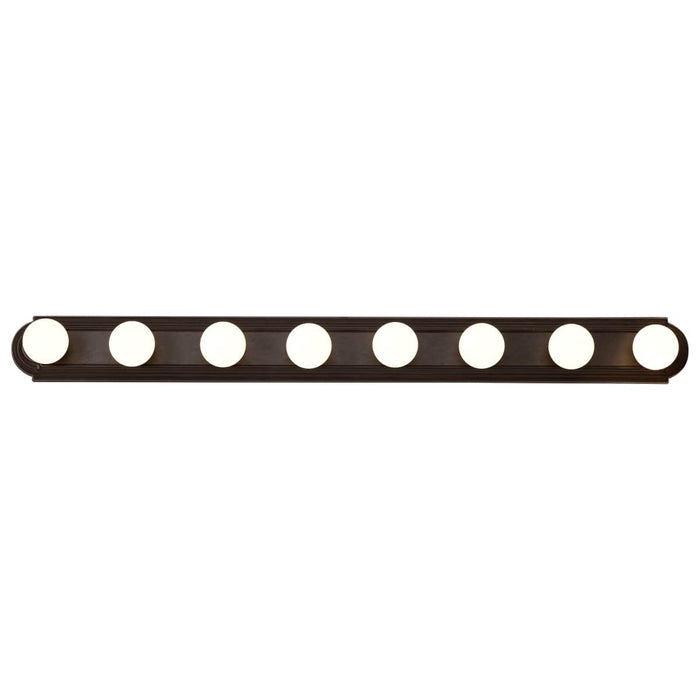 Vanity Nuvo 60-1287 8 Light - 48 in. - Vanity Racetrack Style - Mahogany Bronze Finish Nuvo