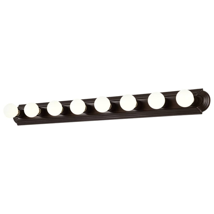 Vanity Nuvo 60-1287 8 Light - 48 in. - Vanity Racetrack Style - Mahogany Bronze Finish Nuvo