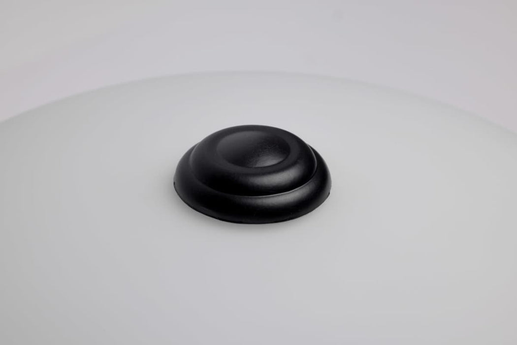 Flush Mount Nuvo 60-128 2 Light - 13 Inch - Flush Mount - Matte Black Finish - Opal Glass Nuvo