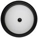 Flush Mount Nuvo 60-129 3 Light - 15 Inch - Flush Mount - Matte Black Finish - Opal Glass Nuvo
