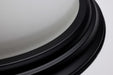 Flush Mount Nuvo 60-129 3 Light - 15 Inch - Flush Mount - Matte Black Finish - Opal Glass Nuvo