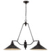 Pendant Nuvo 60-1703 Bridgeview - 2 Light - 40 in. - Island Pendant - Mission Dust Bronze Finish Nuvo
