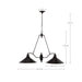 Pendant Nuvo 60-1703 Bridgeview - 2 Light - 40 in. - Island Pendant - Mission Dust Bronze Finish Nuvo
