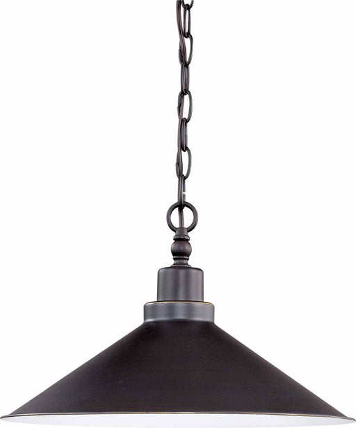 Pendant Nuvo 60-1707 Bridgeview - 1 Light Pendant - Mission Dust Bronze Finish Nuvo