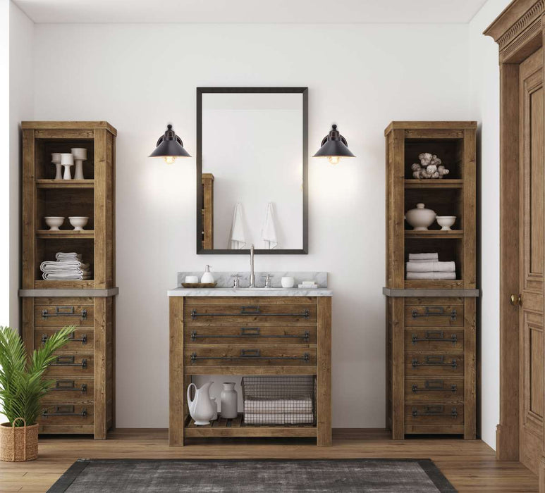 Sconce Nuvo 60-1709 Bridgeview - 1 Light Wall Sconce - Mission Dust Bronze Finish Nuvo