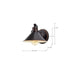 Sconce Nuvo 60-1709 Bridgeview - 1 Light Wall Sconce - Mission Dust Bronze Finish Nuvo