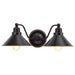 Sconce Nuvo 60-1711 Bridgeview - 2 Light Wall Sconce - Mission Dust Bronze Finish Nuvo