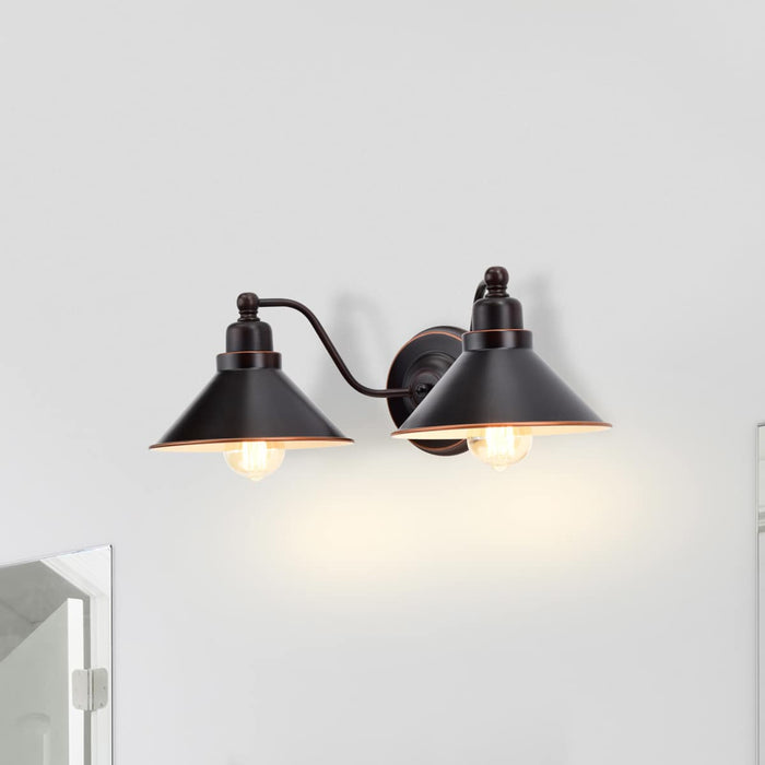 Sconce Nuvo 60-1711 Bridgeview - 2 Light Wall Sconce - Mission Dust Bronze Finish Nuvo