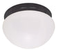 Flush Mount Nuvo 60-2645 2 Light - 12" Flush with Frosted Glass - Mahogany Bronze Finish Nuvo