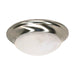 Flush Mount Nuvo 60-283 1 Light - 12 in. - Flush Mount - Twist and Lock with Alabaster Glass - Brushed Nickel Finish Nuvo