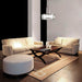 Pendant Nuvo 60-2857 Odeon - 4 Light - Pendant with Satin White Glass - Brushed Nickel Finish Nuvo