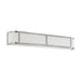 Sconce Nuvo 60-2875 Odeon - 4 Light - Wall Sconce with Satin White Glass - Brushed Nickel Finish Nuvo