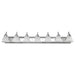 Vanity Nuvo 60-290 Ballerina - 7 Light - 48 in. - Vanity with Alabaster Glass Bell Shades - Polished Chrome Finish Nuvo