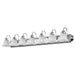 Vanity Nuvo 60-290 Ballerina - 7 Light - 48 in. - Vanity with Alabaster Glass Bell Shades - Polished Chrome Finish Nuvo