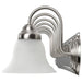 Vanity Nuvo 60-291 Ballerina - 7 Light - 48 in. - Vanity with Alabaster Glass Bell Shades - Brushed Nickel Finish Nuvo