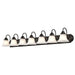 Vanity Nuvo 60-292 Ballerina - 7 Light - 48 in. - Vanity with Alabaster Glass Bell Shades - Old Bronze Finish Nuvo