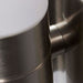 Sconce Nuvo 60-2936 Link - 2 Light - (Vertical) Tube Wall Sconce with White Glass - Brushed Nickel Finish Nuvo