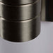 Sconce Nuvo 60-2936 Link - 2 Light - (Vertical) Tube Wall Sconce with White Glass - Brushed Nickel Finish Nuvo