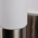 Sconce Nuvo 60-2936 Link - 2 Light - (Vertical) Tube Wall Sconce with White Glass - Brushed Nickel Finish Nuvo
