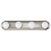 Vanity Nuvo 60-301 4 Light - 24 in. - Vanity - Racetrack Style - Brushed Nickel Finish Nuvo