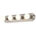 Vanity Nuvo 60-301 4 Light - 24 in. - Vanity - Racetrack Style - Brushed Nickel Finish Nuvo