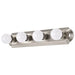 Vanity Nuvo 60-301 4 Light - 24 in. - Vanity - Racetrack Style - Brushed Nickel Finish Nuvo