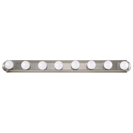 Vanity Nuvo 60-303 8 Light - 48 in. - Vanity - Racetrack Style - Brushed Nickel Finish Nuvo