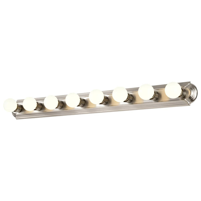 Vanity Nuvo 60-303 8 Light - 48 in. - Vanity - Racetrack Style - Brushed Nickel Finish Nuvo