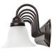 Vanity Nuvo 60-3155 Ballerina - 7 Light - 48 in. - Vanity with Frosted White Glass - Mahogany Bronze Finish Nuvo