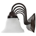 Vanity Nuvo 60-3164 Ballerina - 5 Light - 36 in. - Vanity with Frosted White Glass - Mahogany Bronze Finish Nuvo