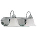 Vanity Nuvo 60-316 Ballerina - 2 Light - 18 in. - Vanity with Alabaster Glass Bell Shades - Polished Chrome Finish Nuvo