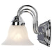 Vanity Nuvo 60-317 Ballerina - 3 Light - 24 in. - Vanity with Alabaster Glass Bell Shades - Polished Chrome Finish Nuvo