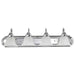 Vanity Nuvo 60-318 Ballerina - 4 Light - 30 in. - Vanity with Alabaster Glass Bell Shades - Polished Chrome Finish Nuvo