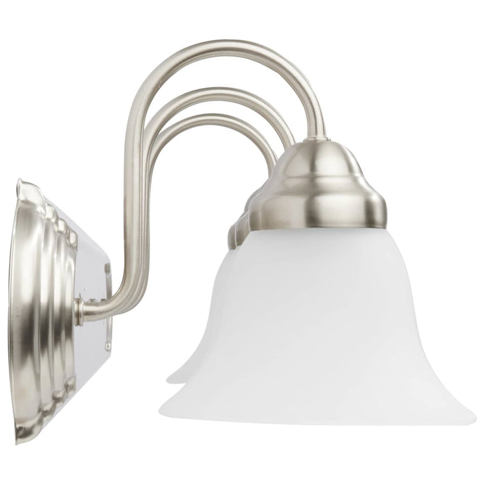 Vanity Nuvo 60-3279 Ballerina - 3 Light - 24 in. - Vanity with Frosted White Glass - Brushed Nickel Finish Nuvo