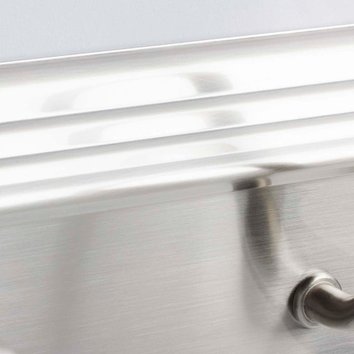 Vanity Nuvo 60-3279 Ballerina - 3 Light - 24 in. - Vanity with Frosted White Glass - Brushed Nickel Finish Nuvo