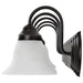 Vanity Nuvo 60-327 Ballerina - 5 Light - 36 in. - Vanity with Alabaster Glass Bell Shades - Old Bronze Finish Nuvo