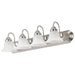 Vanity Nuvo 60-3281 Ballerina - 4 Light - 30 in. - Vanity with Frosted White Glass - Brushed Nickel Finish Nuvo