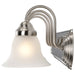 Vanity Nuvo 60-3281 Ballerina - 4 Light - 30 in. - Vanity with Frosted White Glass - Brushed Nickel Finish Nuvo