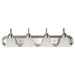 Vanity Nuvo 60-3281 Ballerina - 4 Light - 30 in. - Vanity with Frosted White Glass - Brushed Nickel Finish Nuvo